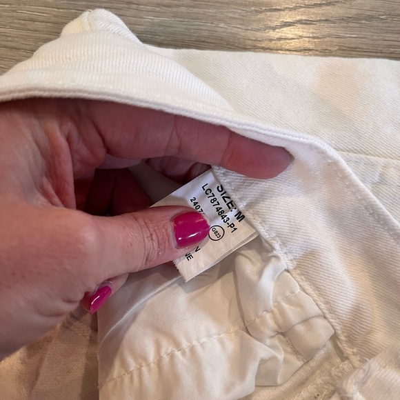 Free People Barrel White Jeans - Picture 4 of 5